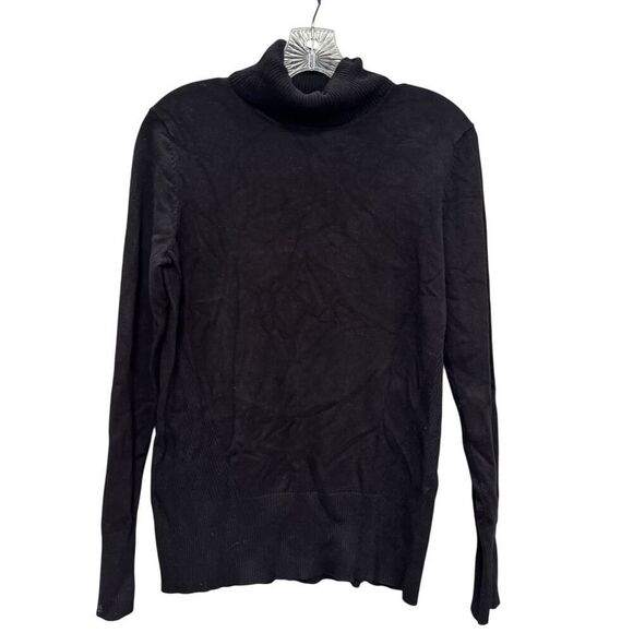 Cable & Gauge Black Turtleneck Sweater - Size M - Pre-Owned - Picture 2 of 4